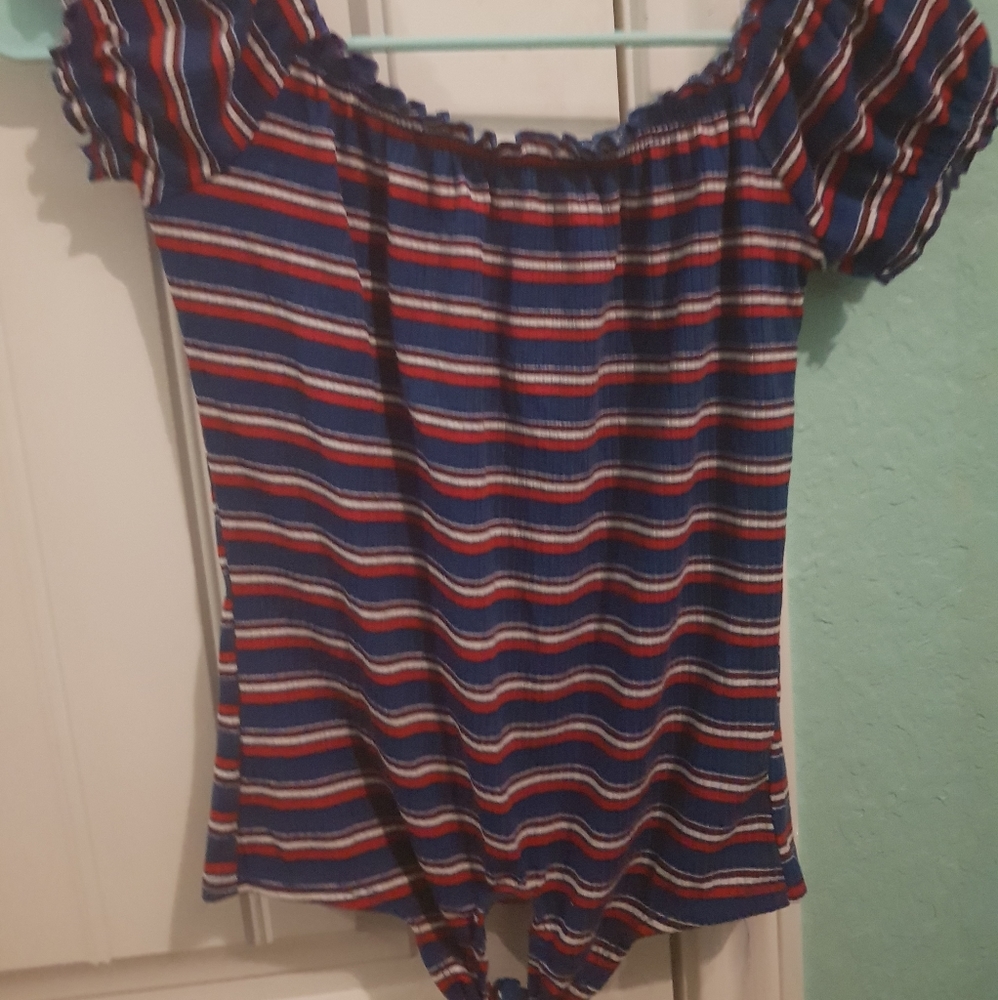 Womens off the shoulder(slightly cropped)